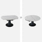 Modern Style Extendable Table Pedestal Dining Table for Kitchen Clearhalo 'Dining Tables & Seating' 'Dining Tables' 'dining_table' 'furn' 'furn_dining_table' 'Furniture' 'Kitchen & Dining Furniture' 1200x1200_43dd090f-0de5-4f28-8f80-f1265b8c2afc