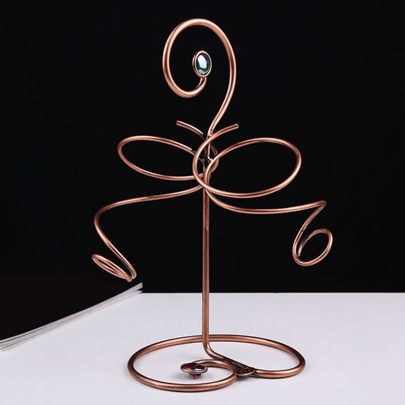 Porte-bouteille en or moderne support de bouteille de vin en métal pour cuisine