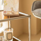 22.44" Tall 4 Legs Side Table with Shelves Modern Metal End Table Stand Clearhalo 'Coffee & Accent Tables' 'End & Side Tables' 'end_side_tables' 'furn' 'furn_end_side_tables' 'Furniture' 'Living Room Furniture' 1200x1200_43e9fa16-f4ff-44b0-b01d-96ebe3f30eee