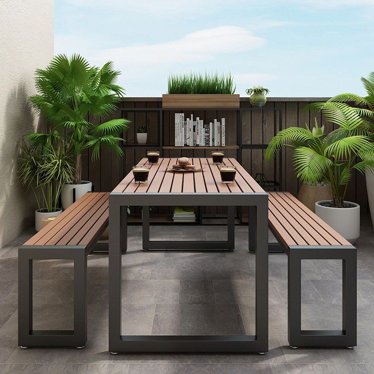 Modern 1/3/5 Pieces Dining Set Rectangle Wood Dining Table for Dining Room Clearhalo 'Dining Room Sets' 'Dining Tables & Seating' 'dining_room_set' 'furn' 'furn_dining_room_set' 'Furniture' 'Kitchen & Dining Furniture' 1200x1200_43ea0ba8-da1a-4d1d-976e-ae37acea5bfb