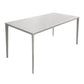 Contemporary Sintered Stone Top Dining Table White Rectangle Shape Dining Table for Kitchen Clearhalo ' dining_table' 'Dining Tables & Seating' 'Dining Tables' 'Furniture' 'furniture_dining_table' 'Kitchen & Dining Furniture' 'kitchen&dining_furn' 'kitchen' 'kitchen_dining_table' 1200x1200_43ea1720-6593-4dfa-afea-2ced85c5641b