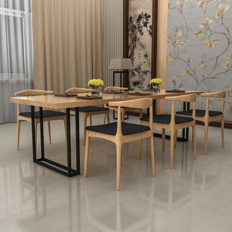 Pine Solid Wood Dining Room Collection Traditional Luxury Rectangle Table Clearhalo ' dining_table' 'Dining Tables & Seating' 'Dining Tables' 'furn' 'furn_dining_table' 'Furniture' 'furniture_dining_table' 'Kitchen & Dining Furniture' 'kitchen&dining_furn' 'kitchen' 'kitchen_dining_table' 1200x1200_43ebde2f-9ff8-41ac-aead-65cc6759b5ec