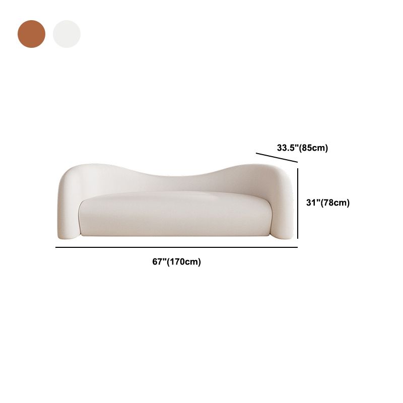 Canapé de dos étanché contemporain canapé de bras en pente pour le salon