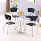 Modern Style Glass Kitchen Dining Table Round Table with Metal Base for Home Clearhalo ' dining_table' 'Dining Tables & Seating' 'Dining Tables' 'furn' 'furn_dining_table' 'Furniture' 'furniture_dining_table' 'Kitchen & Dining Furniture' 'kitchen&dining_furn' 'kitchen' 'kitchen_dining_table' 1200x1200_43ee8555-2807-41c8-b369-7485cf653fcf