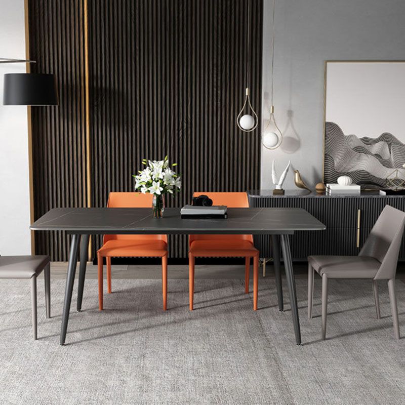 Eigentijdse keuken eetkamerstoel faux lederen zijstoel