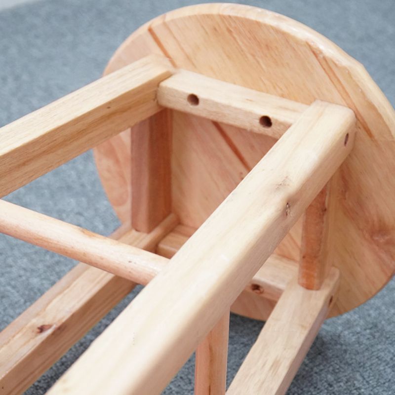 Modern Armless Wooden Counter Stool Oak Wood High Stool with 4 Legs Clearhalo 'Bar Furniture' 'Bar Stools' 'bar_stools' 'furn' 'furn_bar_stools' 'Furniture' 'Kitchen & Dining Furniture' 1200x1200_43efd41c-de83-428d-8cab-f3825ac23f2f