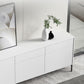 Sideboard di legno moderno moderno mobile rettangolo con cassetti e porte