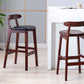 Scandinavian Upholstered Low Back Footrest Stool Matte Finish Rubberwood Barstool Clearhalo 'Bar Furniture' 'Bar Stools' 'bar_stools' 'furn' 'furn_bar_stools' 'Furniture' 'furniture_bar_stools' 'Kitchen & Dining Furniture' 1200x1200_43f2ac5d-c016-4c16-b924-eddbe08b91de