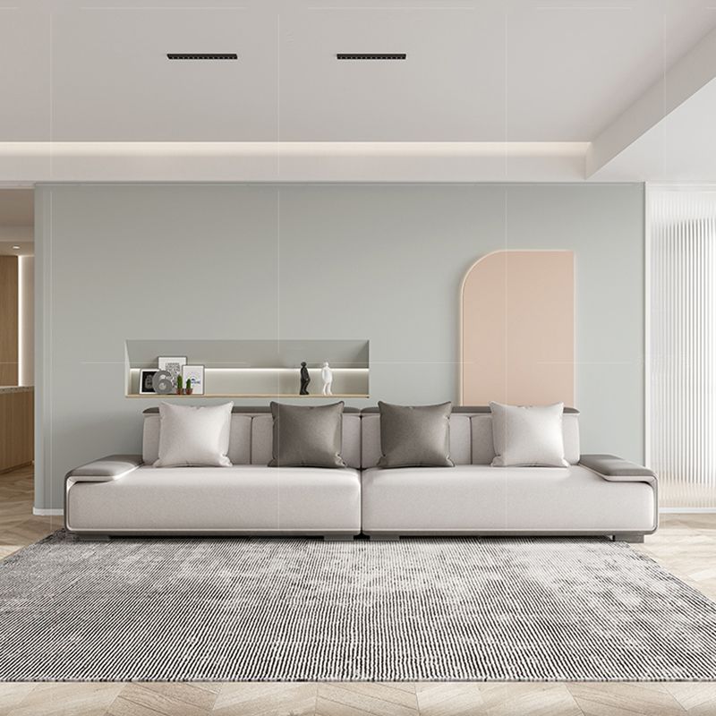 29.52"H Faux Leather Stain Resistant Pillow Top Arm Sofa for Living Room Clearhalo 'furn' 'furn_sofas' 'Furniture' 'furniture_sofas' 'kitchen' 'kitchen_sofas' 'Living Room Furniture' 'Sofa' 'sofas' 1200x1200_43f4589c-38e9-4bb5-976d-98fde848cac3