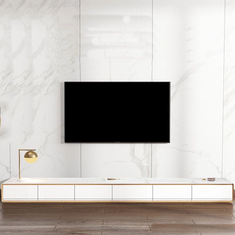 Nordic Simple TV Cabinet Modern Luxury Floor TV Cabinet for Living Room Clearhalo 'furn' 'furn_tv_stands_entertainment_centers' 'Furniture' 'Living Room Furniture' 'TV Stands & Entertainment Centers' 'TV Stands & Media Storage Furniture' 'tv_stands_entertainment_centers' 1200x1200_43f617a0-755e-440a-9979-3e96a153f256