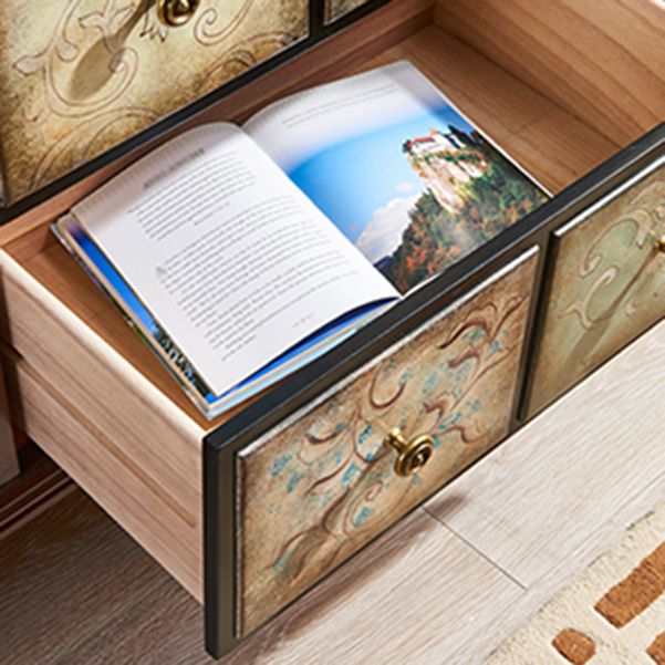 Modern Style Wood Buffet Sideboard Dining Room Buffet Server in Brown Clearhalo 'buffet_sideboard' 'Buffets & Sideboards' 'furn' 'furn_buffet_sideboard' 'Furniture' 'Kitchen & Dining Furniture' 1200x1200_43fac4a0-d014-43d5-a169-dcdbbf41910d