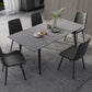 Industrial Standard Sintered Stone Dining Table Rectangle Shape Dining Table for Kitchen Clearhalo ' dining_table' 'Dining Tables & Seating' 'Dining Tables' 'furn' 'furn_dining_table' 'Furniture' 'furniture_dining_table' 'Kitchen & Dining Furniture' 'kitchen&dining_furn' 'kitchen' 'kitchen_dining_table' 1200x1200_43fb400e-69a4-4b0d-8aa7-b310ed257056