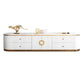 Contemporary TV Media Console Stone TV Console with 4 Drawers Clearhalo 'furn' 'furn_tv_stands_entertainment_centers' 'Furniture' 'Living Room Furniture' 'TV Stands & Entertainment Centers' 'TV Stands & Media Storage Furniture' 'tv_stands_entertainment_centers' 1200x1200_43fbccaf-3131-46b9-a1c1-a456f0698e82