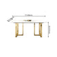 Luxury Sintered Stone Dining Table Rectangle Table with Double Pedestal in Gold Clearhalo ' dining_table' 'Dining Tables & Seating' 'Dining Tables' 'furn' 'furn_dining_table' 'Furniture' 'furniture_dining_table' 'Kitchen & Dining Furniture' 'kitchen&dining_furn' 'kitchen' 'kitchen_dining_table' 1200x1200_43ffc1bd-4a6d-44fd-8d84-fe624fa112af