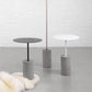 Modern Round Table Top Side End Table with Cement Pedestal Leg Clearhalo 'Coffee & Accent Tables' 'End & Side Tables' 'end_side_table' 'end_side_tables' 'furn' 'furn_end_side_tables' 'Furniture' 'furniture_end_side_table' 'Living Room Furniture' 1200x1200_4403d70e-0b59-4842-96ad-0cc307bf003f