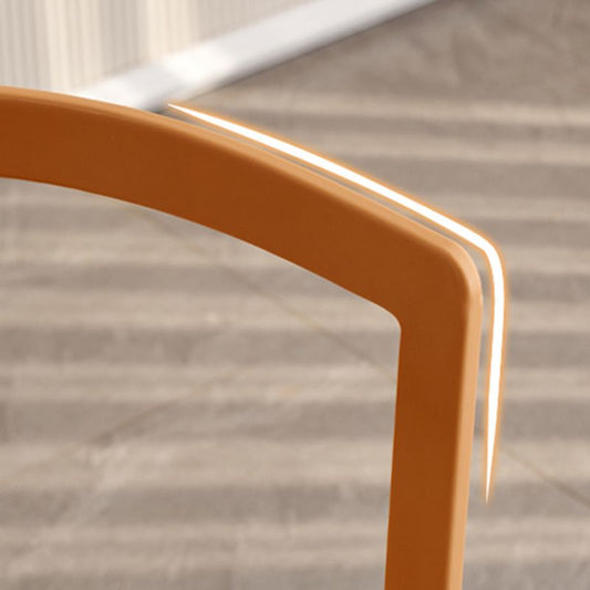 Eigentijdse stijl armstoel plastic winsor terug binnenstoel voor eetkamer