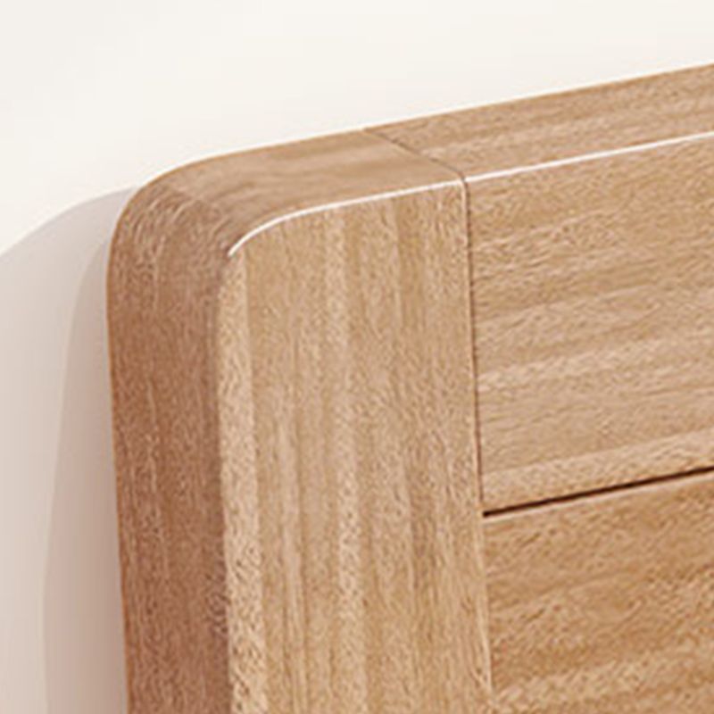 Noyer scandinave avec tête de lit Rectangulaire Panneau standard