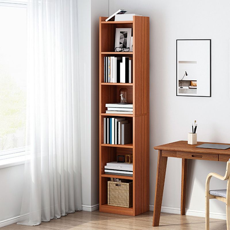 Closed Wood Bookcase Modern Minimalist Home Living Room Corner Bookshelf Clearhalo 'Bookcases' 'furn' 'furn_bookcases' 'Furniture' 'Office Furniture' 1200x1200_4405a142-8bd4-4608-aadc-86a6342ed72e