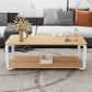 16.5" Tall Modern Steel Sled Base Rectangular Slate Table Top Coffee Table Clearhalo 'Coffee & Accent Tables' 'Coffee Tables' 'coffee_tables' 'Furniture' 'furniture_coffee_tables' 'Living Room Furniture' 1200x1200_4405d54c-71f7-4864-833d-79233d2d5b5e