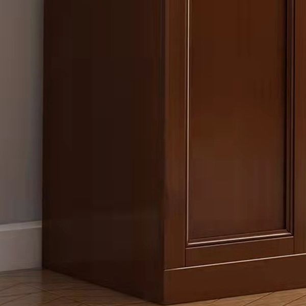 Matte Finish Cabinet for Bedroom Traditional Rubberwood Storage Cabinet Clearhalo 'Armoires & Wardrobes' 'armoires_wardrobes' 'Bedroom Furniture' 'furn' 'furn_armoires_wardrobes' 'Furniture' 1200x1200_44067135-97e6-4594-b593-1dbba3f0d733