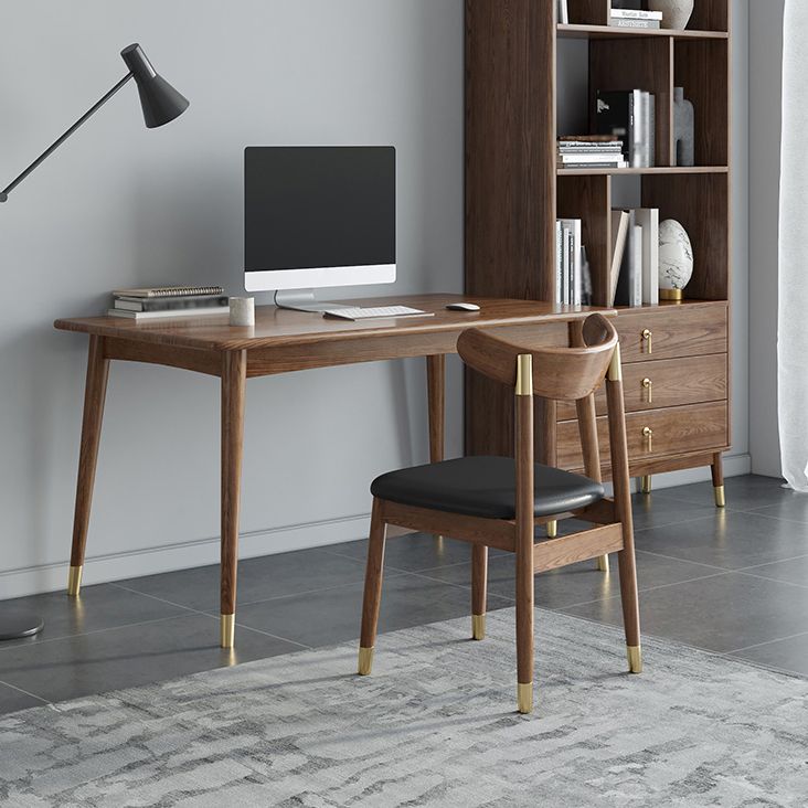 Contemporary Standard Brown Dining Table Solid Wood Rectangle Dining Table for Kitchen Clearhalo ' dining_table' 'Dining Tables & Seating' 'Dining Tables' 'furn' 'furn_dining_table' 'Furniture' 'furniture_dining_table' 'Kitchen & Dining Furniture' 'kitchen&dining_furn' 'kitchen' 'kitchen_dining_table' 1200x1200_4406e8cd-b789-40c2-bae6-0f5540fde85f