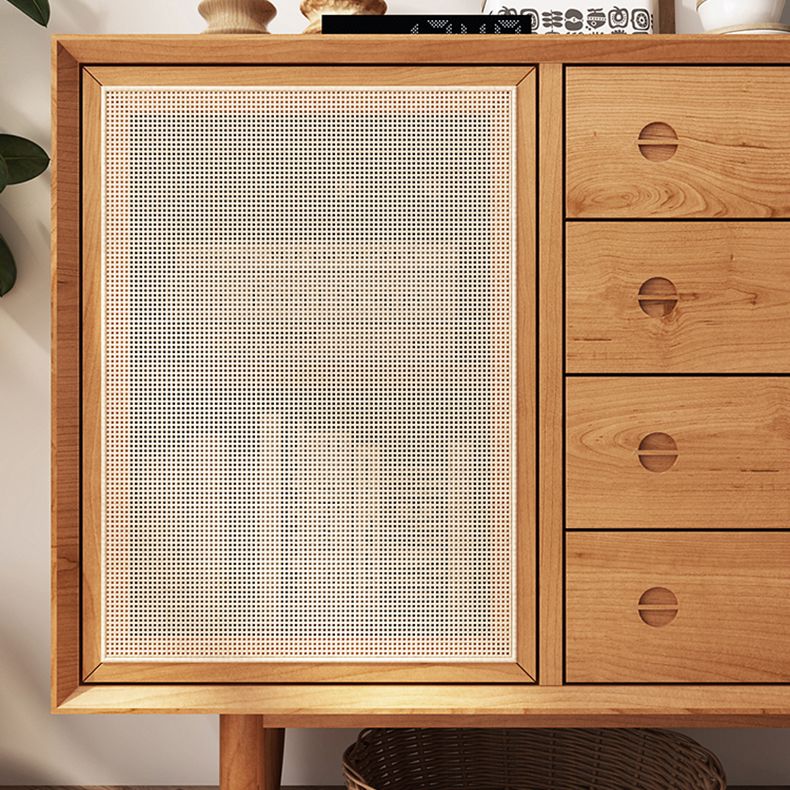 Armadio da cucina in legno in stile moderno 4 cassetti e 2 porte