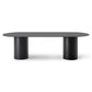 Contemporary Style Oval Furniture Double Pedestal Solid Wood Dining Site Table Clearhalo ' dining_table' 'Dining Tables & Seating' 'Dining Tables' 'furn' 'furn_dining_table' 'Furniture' 'furniture_dining_table' 'Kitchen & Dining Furniture' 'kitchen&dining_furn' 'kitchen' 'kitchen_dining_table' 1200x1200_440ba73d-d613-4f81-bf40-db5c1bdfda3b
