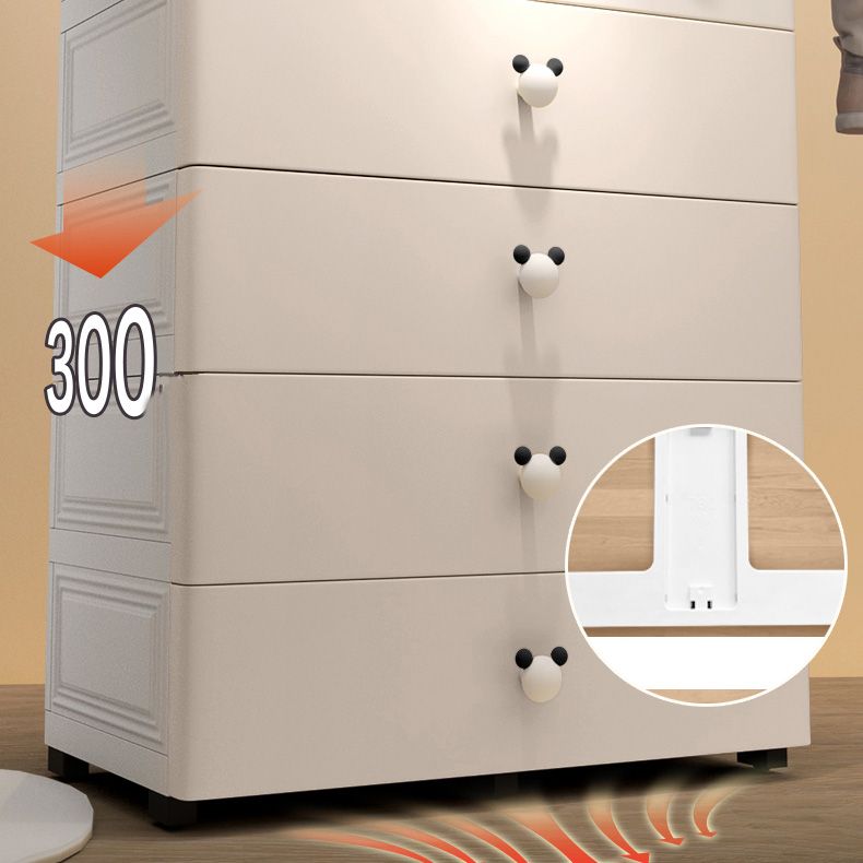 Acabado mate de plástico gabinete de almacenamiento moderno no colgante con cajones