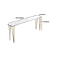 Glam 1/5/9 Pieces Counter Height Set Rectangle White Legs Indoor Pub Dining Set Clearhalo 'Bar Furniture' 'furn' 'furn_home_bar_bar_sets' 'Furniture' 'Home Bars & Bar Sets' 'home_bar_bar_sets' 'Kitchen & Dining Furniture' 1200x1200_44101ef4-194e-409f-ae2c-30ff7fa6196f