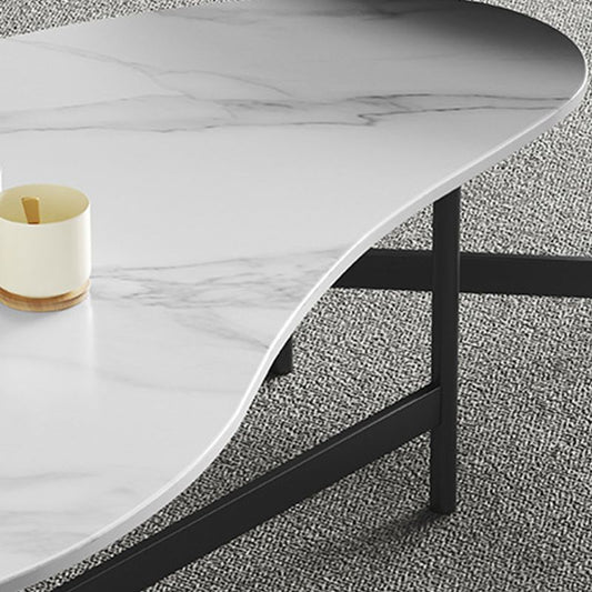 Mesa de cóctel contemporánea mesa de café de piedra sintética