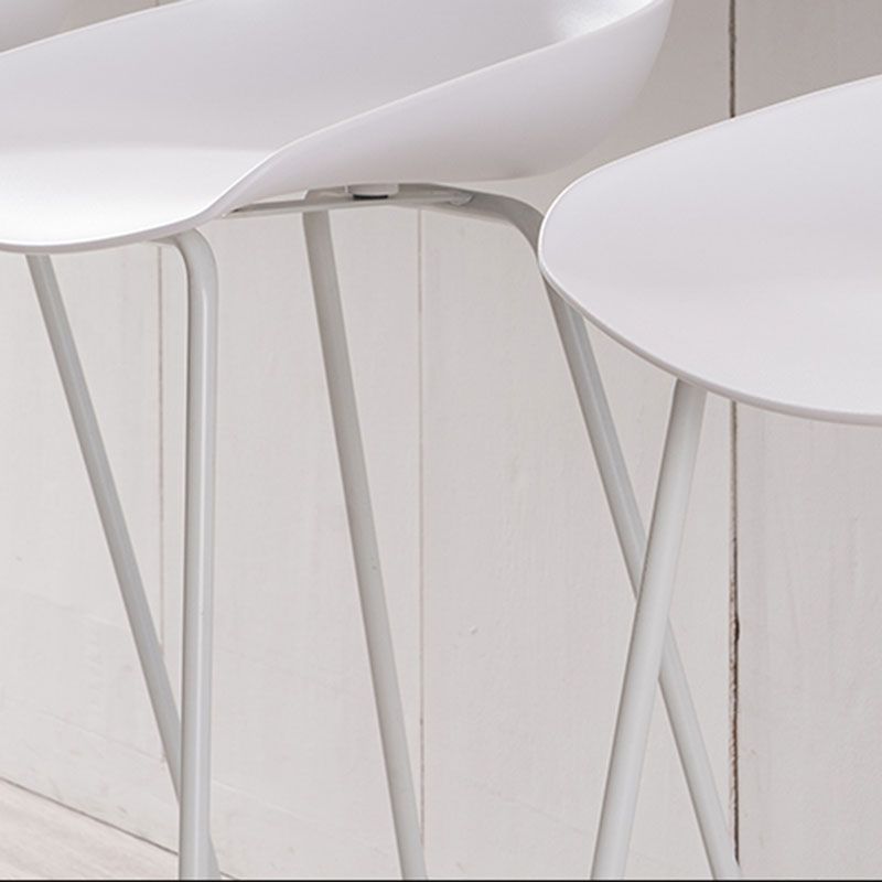 Modern Armless Backrest Counter Stool Iron Milk Tea Shop Bar Stool with Plastic Seat Clearhalo 'Bar Furniture' 'Bar Stools' 'bar_stools' 'furn' 'furn_bar_stools' 'furniture_bar_stools' 'Kitchen & Dining Furniture' 'kitchen&dining_furn' 'kitchen' 'kitchen_furn' Furniture' 1200x1200_4411c50c-1644-46c0-b228-3dbd37d5982e