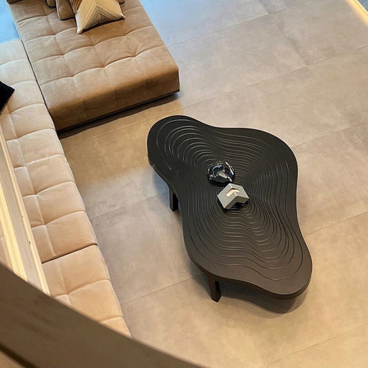 Black Coffee or End Table Contemporary Slate Coffee Cocktail Table with 4 Legs Clearhalo 'Coffee & Accent Tables' 'Coffee Tables' 'coffee_tables' 'furn' 'furn_coffee_tables' 'Furniture' 'Living Room Furniture' 1200x1200_44148ff2-7fd4-4ee1-a121-8c5bd2c3a924