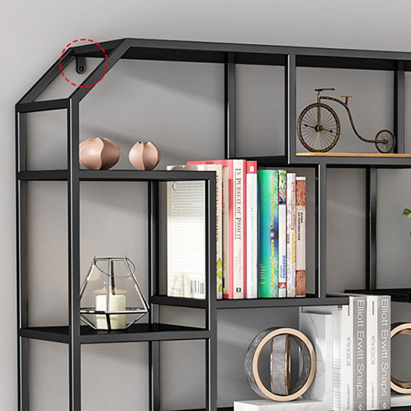 7.1" W Wall Unit Book Shelf Metal Open Shelf Bookcase for Home Clearhalo 'Bookcases' 'furn' 'furn_bookcases' 'Furniture' 'Office Furniture' 1200x1200_44177e81-4368-4836-aa66-b53fe8a0bd6f