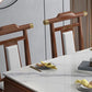 Stone Dining Room Collection Midcentury Style Rectangle 4 Legs Furniture for Home Clearhalo ' dining_table' 'Dining Tables & Seating' 'Dining Tables' 'furn' 'furn_dining_table' 'Furniture' 'furniture_dining_table' 'Kitchen & Dining Furniture' 'kitchen&dining_furn' 'kitchen' 'kitchen_dining_table' 1200x1200_441c13e7-a61f-484a-9539-9efe8d7ed5de