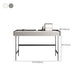 Modern Style Stone Office Task Rectangular Shape Writing Desk with 2-Legs