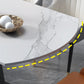 Modern Style Sintered Stone Dining Table Round Drop-Leaf Table with Pedestal Clearhalo ' dining_table' 'Dining Tables & Seating' 'Dining Tables' 'furn' 'furn_dining_table' 'Furniture' 'furniture_dining_table' 'Kitchen & Dining Furniture' 'kitchen&dining_furn' 'kitchen' 'kitchen_dining_table' 1200x1200_441e59ad-2f38-48e9-90cb-1a5e404f5f66