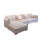 Divano e chaise del braccio quadrato moderno, divano in lino posteriore sciolto - 70,87 "D