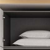 Armoire armoire de style contemporain armoire en bois avec porte pour chambre à coucher