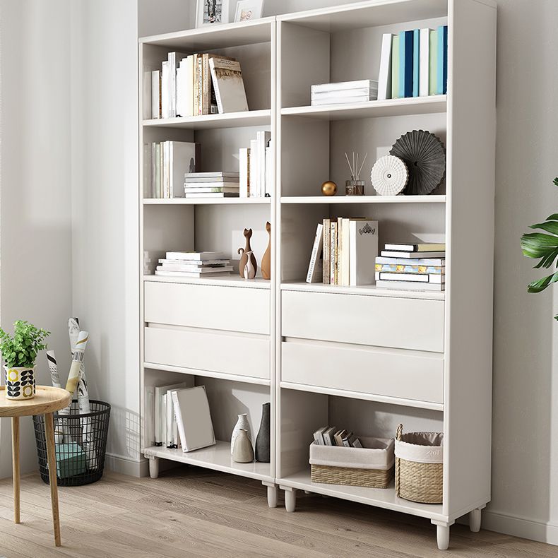 4-Shelf Wood Standard Bookcase Contemporary Book Shelf,67''H x 23.6''W Clearhalo 'Bookcases' 'furn' 'furn_bookcases' 'Furniture' 'furniture_bookcases' 'kitchen' 'kitchen_bookcases' 'Living Room Furniture' 'Office Furniture' 1200x1200_442224f8-3003-43fa-9336-386ec7f86fc8