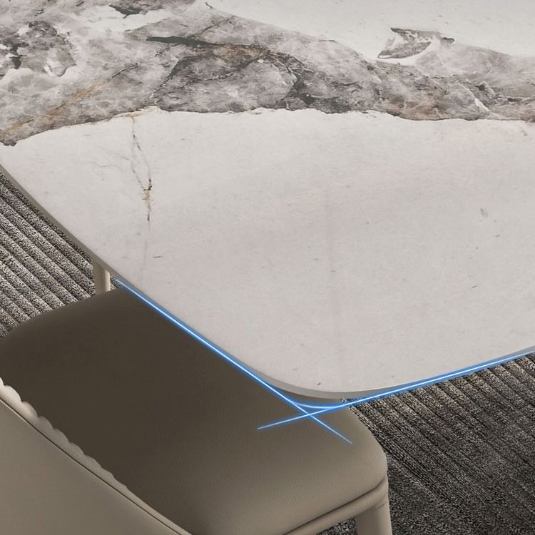 Scandinavian Style Sintered Stone Dining Table Set 1/4/5/7 Pieces Dining Set for Home Use Clearhalo 'Dining Room Sets' 'Dining Tables & Seating' 'dining_room_set' 'furn' 'furn_dining_room_set' 'Furniture' 'furniture_dining_room_set' 'Kitchen & Dining Furniture' 1200x1200_4422cab1-e9ff-450d-b187-23d1664c0c40