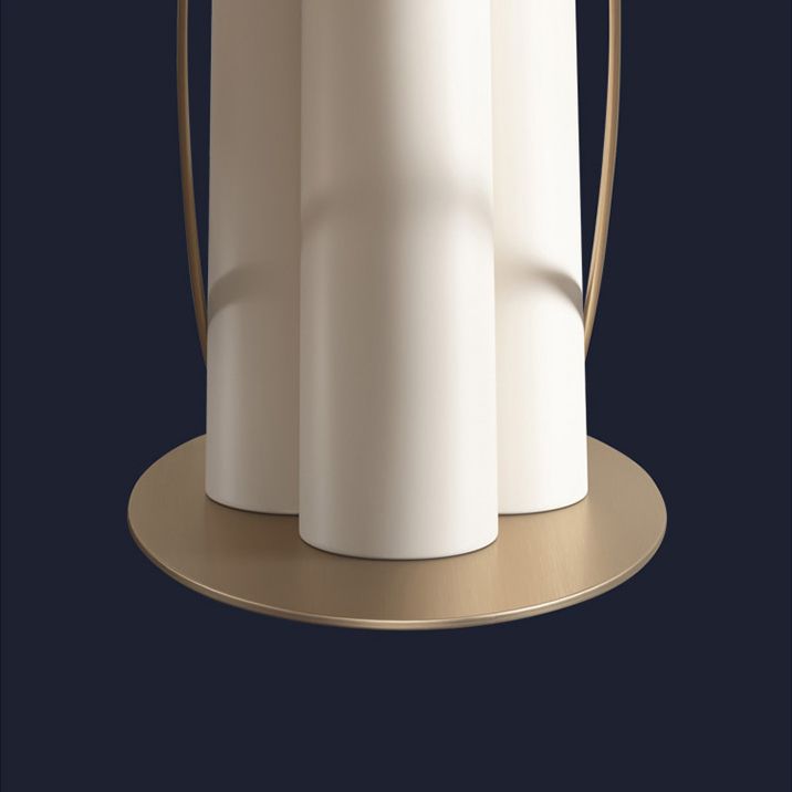 Contemporary Style Sintered Stone Dining Table with White Fixed Table and Trestle Base Clearhalo 'Dining Room Sets' 'Dining Tables & Seating' 'dining_room_set' 'furn' 'furn_dining_room_set' 'Furniture' 'furniture_dining_room_set' 'Kitchen & Dining Furniture' 'kitchen&dining_furn' 'kitchen' 1200x1200_442335d1-ec36-4e24-9a49-9aa8426a7f1a