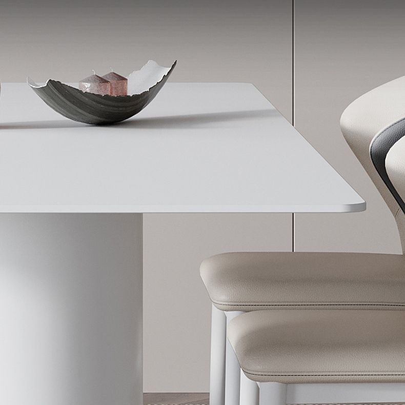 Modern Sintered Stone Top Dining Set 1/4/5/7 Rectangle Pieces Dining Table with Chairs Clearhalo 'Dining Room Sets' 'Dining Tables & Seating' 'dining_room_set' 'furn' 'furn_dining_room_set' 'Furniture' 'furniture_dining_room_set' 'Kitchen & Dining Furniture' 1200x1200_442430f9-e1c7-438b-a8ba-03d45af8bc28