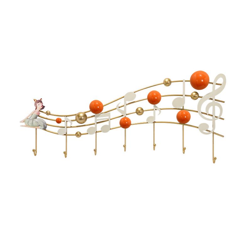 Glam Metal Hanger Courted Wall con ganchos de la colgilla del árbol del salón