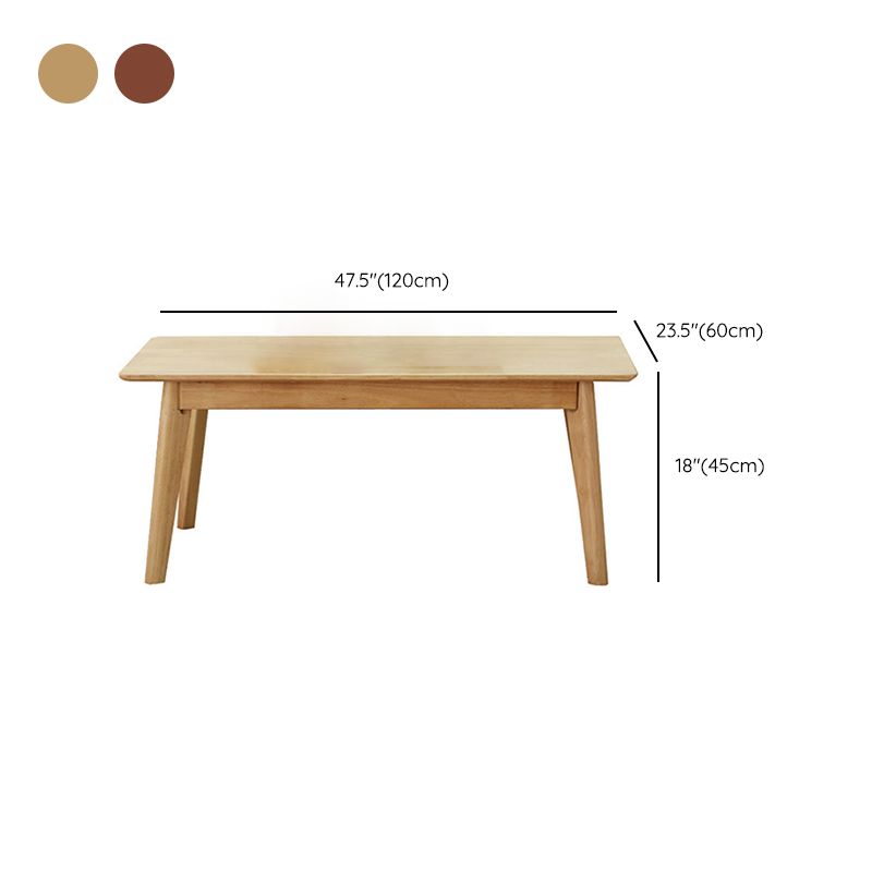 Tavolino singolo di gomma con top rettangolare e tavolo da cocktail a 4 gambe