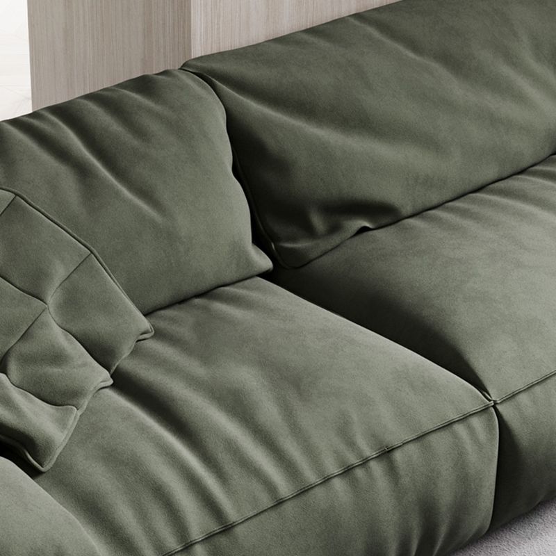 Forest Green Modern Sofa 39"W with Tight Back Wide Square Arm Clearhalo 'furn' 'furn_sofas' 'Furniture' 'furniture_sofas' 'Living Room Furniture' 'Sofa' 'sofas' 1200x1200_4427453d-b8b7-4e97-b6eb-d03a26f5ea17