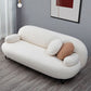 39.53 inch High Contemporary Sofa Recessed Arm Standard Sofa