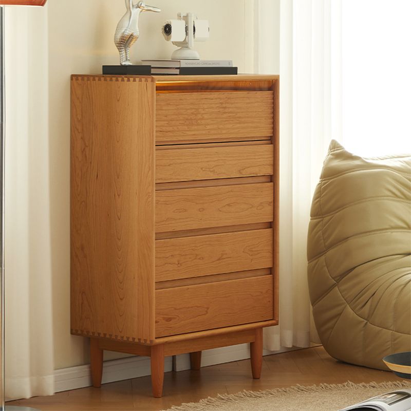 Mid-Century Modern Rectangle Accent Chest Solid Wood Natural Accent Chest Clearhalo 'Cabinets & Chests' 'cabinets_chests' 'furn' 'furn_cabinets_chests' 'Furniture' 'Living Room Furniture' 1200x1200_44297fb6-ac94-4744-a2b7-e322f1db6d8f