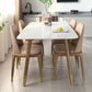 Sintered Stone Two-Color Dining Table Luxury 4 Legs Table for Dining Room Clearhalo ' dining_table' 'Dining Tables & Seating' 'Dining Tables' 'furn' 'furn_dining_table' 'Furniture' 'furniture_dining_table' 'Kitchen & Dining Furniture' 'kitchen&dining_furn' 'kitchen' 'kitchen_dining_table' 1200x1200_4429ea02-d815-42e3-8c87-aa2c39391edb