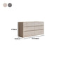 Contemporary Wooden Chest with 6 Soft Close Drawers Accent Chest