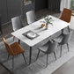Modern Metal Dining Set 1/2/5/6/7 Pieces Rectangle Dining Table Set Clearhalo 'Dining Room Sets' 'Dining Tables & Seating' 'dining_room_set' 'furn' 'furn_dining_room_set' 'Furniture' 'furniture_dining_room_set' 'Kitchen & Dining Furniture' 1200x1200_442d7c95-f652-45a6-8d3f-fe277d630be2